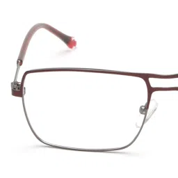 IDEE ID1759C5FR Red Full Rim Rectangular Frame image 2