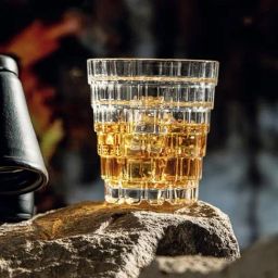 Trovea's Crystal Hellix Transparent Glass Whiskey Glass - Set of 6-picture-15