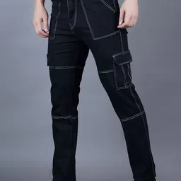 COMFITS Men Classic Jogger Mildly Distressed Jeans-picture-28