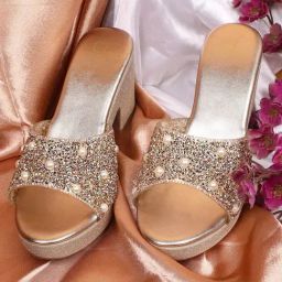 Carlton London Women's Gold Casual Sandals-picture-31
