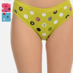 mod & shy Multicolor Geometric Print Panty (Pack of  3) image 1