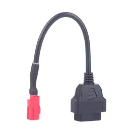 MODAXE 16 Pin Male to 6 Pin Female Black OBD II BS6 Bike Cable for Yamaha, Suzuki & Honda Bikes, LT006-0