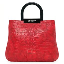 Esbeda Red Animal Effect Medium Satchel-image-17