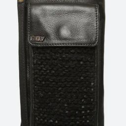 Art N Vintage Martinka Black Leather Textured  Zip Around Wallet for Women-picture-39