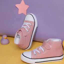 Truffle Collection Kids Pink Ankle High Sneakers-99