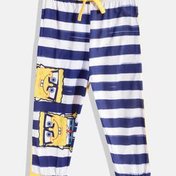 Eteenz Boys Spongebob Print Pure Cotton Joggers-image-74