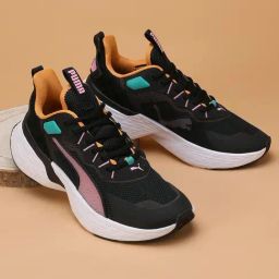 Puma Men's Softride Sway Black Running Shoes-image-52