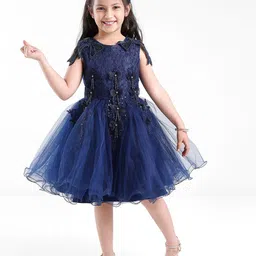 Mark and Mia Girls Self Design Fit & Flare Dress-image-56