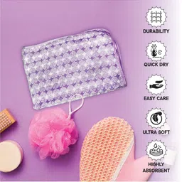 HOUSSE Purple & White Light Weight Hand Towels-image-48