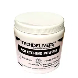 TECHDELIVERS 500 g Ferric Chloride (FeCl3) PCB Etching Powder For PCB Making-1