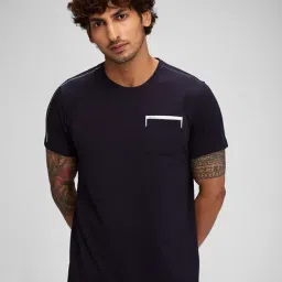 Spykar Blue Slim Fit T-Shirt-picture-31
