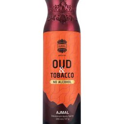 Ajmal Oud & Tobacco No Alcohol Deodorant Body Spray for Unisex - 200 ml-image-66