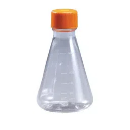 Abdos 500 ml Capacity Flat Bottom PC Erlenmeyer Flask With Vent Cap, P21205 (Pack of 12)-15