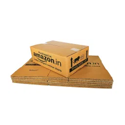 JIA INDUSTRIES 3 Ply Brown Corrugated Square Box for Amazon, Size: 9 x 6 x 3 inch (Pack of 50 Box)-image-22