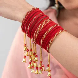 Mamon Creations Set of 30 Alloy Bangles-image-60