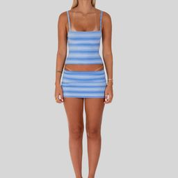 LULU & SKY Printed Top & Skirts Co-Ord Set-image-31