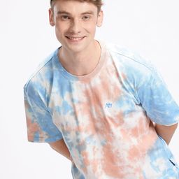 Aeropostale Tie and Dye Drop-Shoulder Sleeves Pure Cotton Relaxed Fit T-shirt-picture-11
