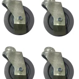 Reliable Hub's TPU 4 and 5 inch Shopping Trolley Wheels 40000188-29