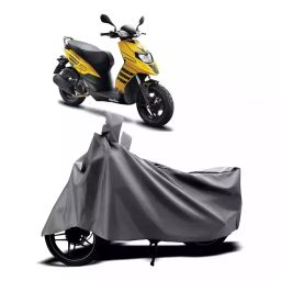 Auto Pearl Two Wheeler Cover with Bag for Aprilia Storm 125, Silver-image-60