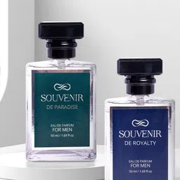 Souvenir Set Of 2 De Royalty & Paradise Long Lasting Eau De Parfum - 100 ml Each-37