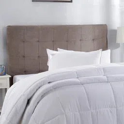MASPAR Microfiber Super Soft Solid Duvet Filler Or Insert For Single Bed - 152x220cm-image-2