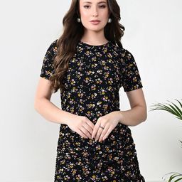 IUGA Women Floral Printed Bodycon Mini Dress-image-71