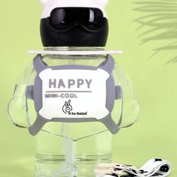 R for Rabbit Tritan BPA Free & Non Toxic Straw Sippy Water Bottle for Leak Proof Drinking Bear Theme White - 1000 ml-93