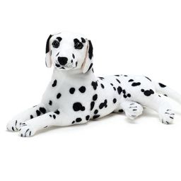 Tickles Soft Stuffed Plush Animal Dalmatian Dog Toy for Kids Boys & Girls (Length 38 cm Color: Black and White)-15