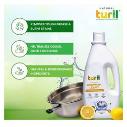 Turil Multi Liquid Dishwash with Orange - 500 ml-image-11