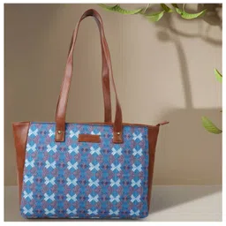 Fargo Canvas Laptop Handbag - Multicolor-picture-32