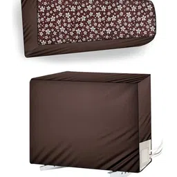 The Furnishing Tree Coffee Brown Printed Air Conditioner Cover-picture-58