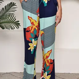 ETC Women Printed Cotton Lounge Pants-image-96