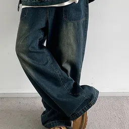 StyleCast x Revolte Men Flared Light Fade Jeans-image-88