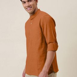Fifth U Men Brown Kurta-picture-53