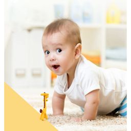 Kritiu Silicone Combo Of Giraffe Shape & Rattle Handle Teethers - Multicolor image 4