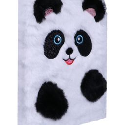 Smily Kiddos Fluffy Note Book Panda Theme - White image 5