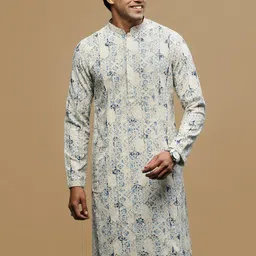 Sanwara Floral Embroidered Chikankari Cotton Straight Kurta-picture-23