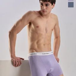 Calvin Klein Underwear Multi Cotton Fitted Solid Trunks (Pack of 3)-picture-32