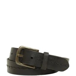 Art N Vintage Black Leather Waist Belt For Men-picture-36