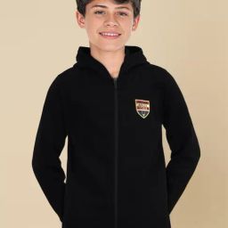 Allen Solly Boys Black Logo Sweatshirt-image-109