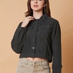 SHOWOFF Olive Regular Fit Jacket-image-45
