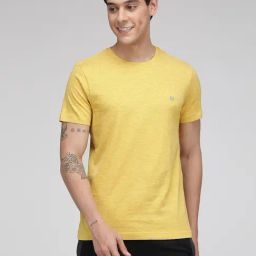 Sporto Camel Melange Regular Fit T-Shirt-image-25