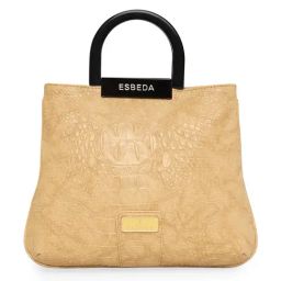Esbeda Beige Animal Effect Medium Satchel-picture-47