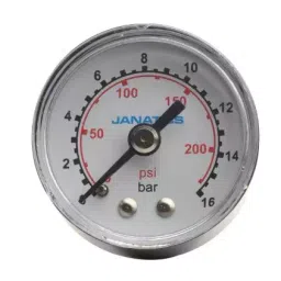 Janatics 1/4 Pressure Gauge, Range 0-10 bar, A2GP08-33