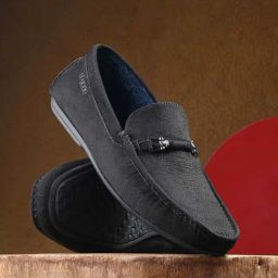 Spykar Men's Black Casual Loafers-image-9