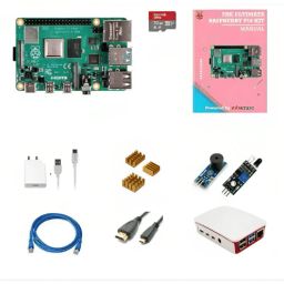 Raspberry Pi4 8GB Model B Ultimate Kit- Case, Power Adapter, Heatsink, HDMI Cable, Ethernet Cable, 32 GB SD Card, Sensors and Manual-5