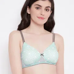 Clovia Light Blue Non Wired Padded T-Shirt Bra-picture-19