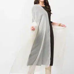 Fabindia Beige Plain Dupatta-picture-43