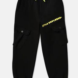 Nauti Nati Boys Black Regular Fit Joggers-picture-28