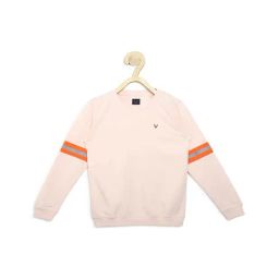 Allen Solly Junior Pink Solid Sweatshirt-picture-7